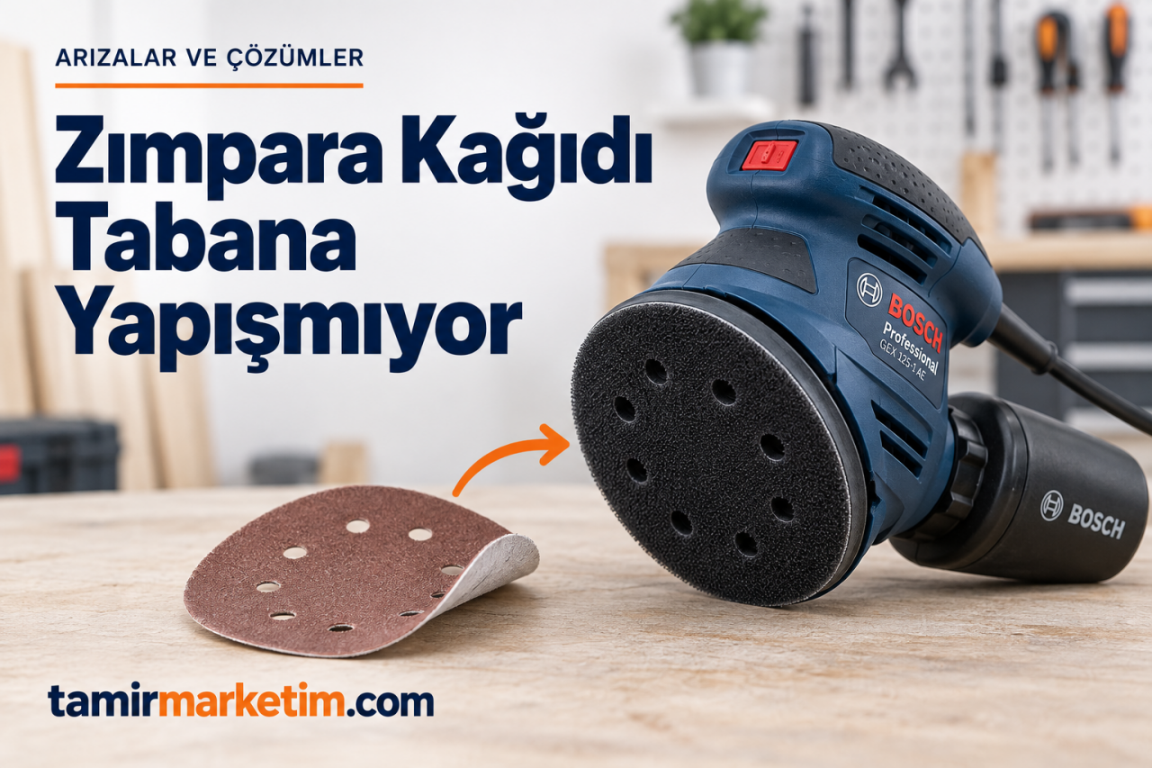 Bosch Zımpara Kağıdı Tabana Yapışmıyor: Nedenleri ve Çözüm Önerileri