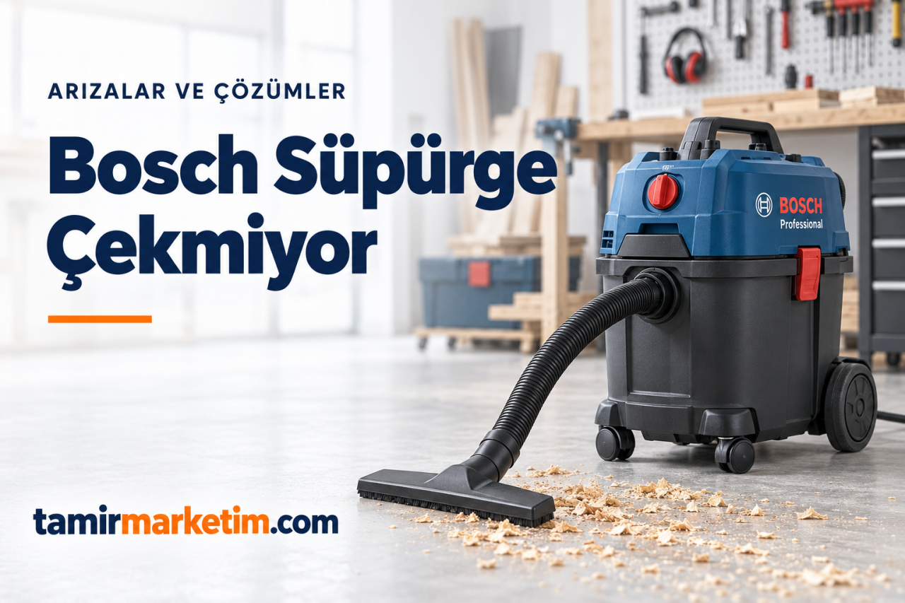 Bosch Elektrikli Süpürge Çekmiyor: Nedenleri ve Çözüm Önerileri
