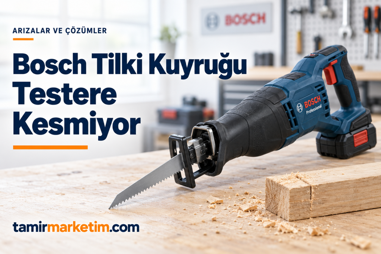 Bosch Tilki Kuyruğu Testere Kesmiyor: Nedenleri ve Çözüm Önerileri