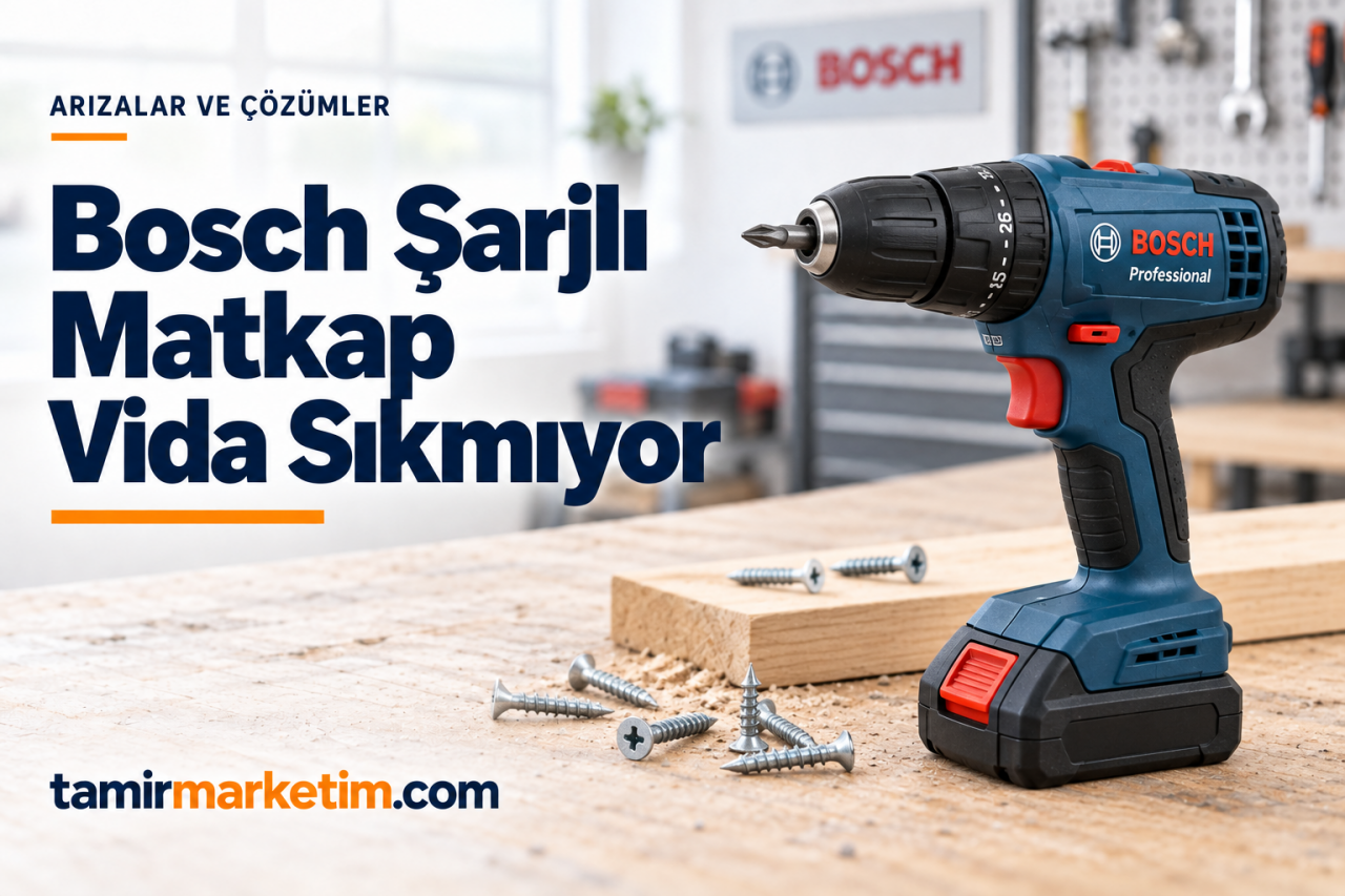 Bosch Şarjlı Matkap Vida Sıkmıyor: Nedenleri ve Çözüm Önerileri