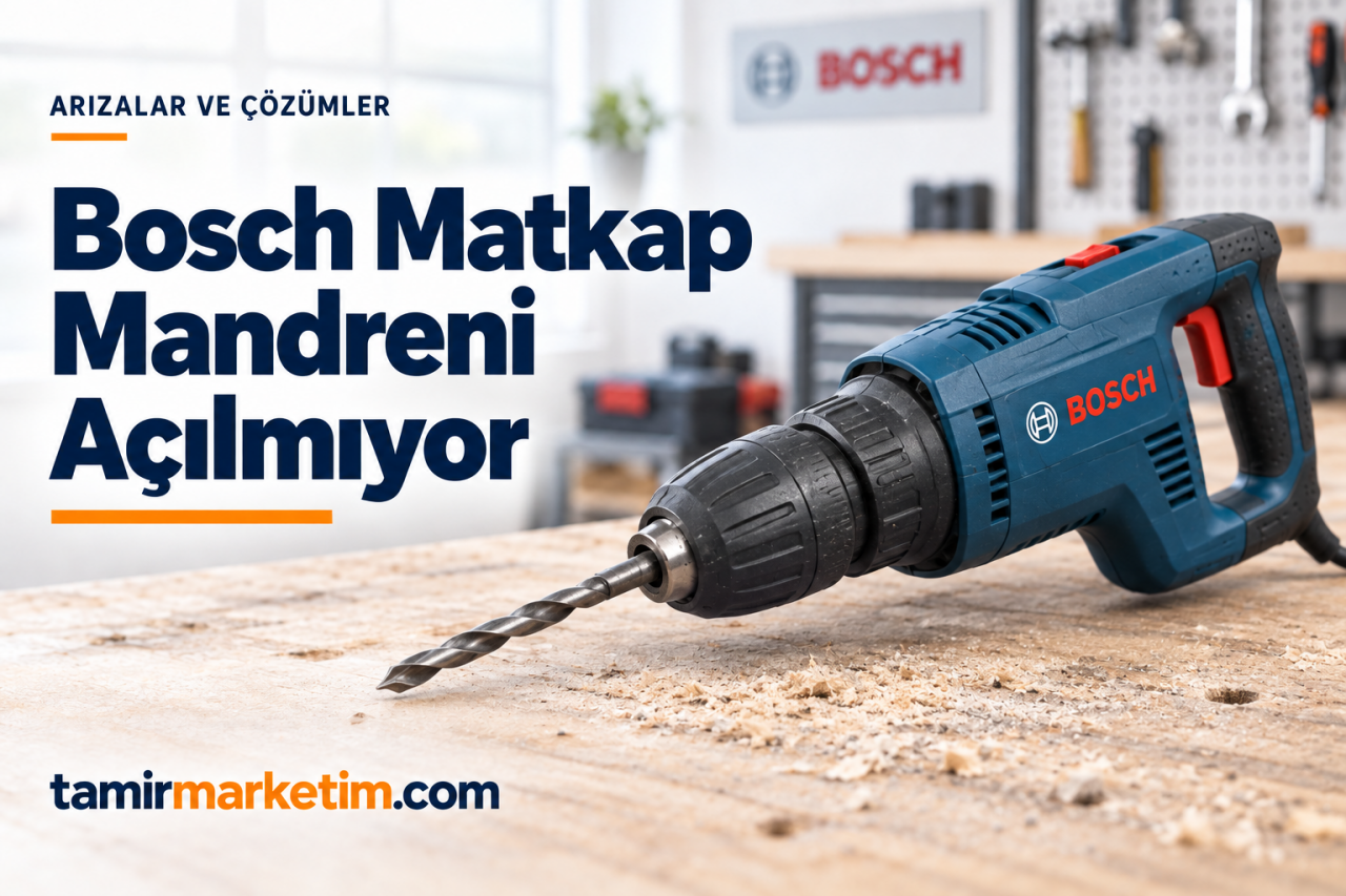 Bosch Matkap Mandreni Açılmıyor: Sıkışan Uç İçin Kontrol Rehberi
