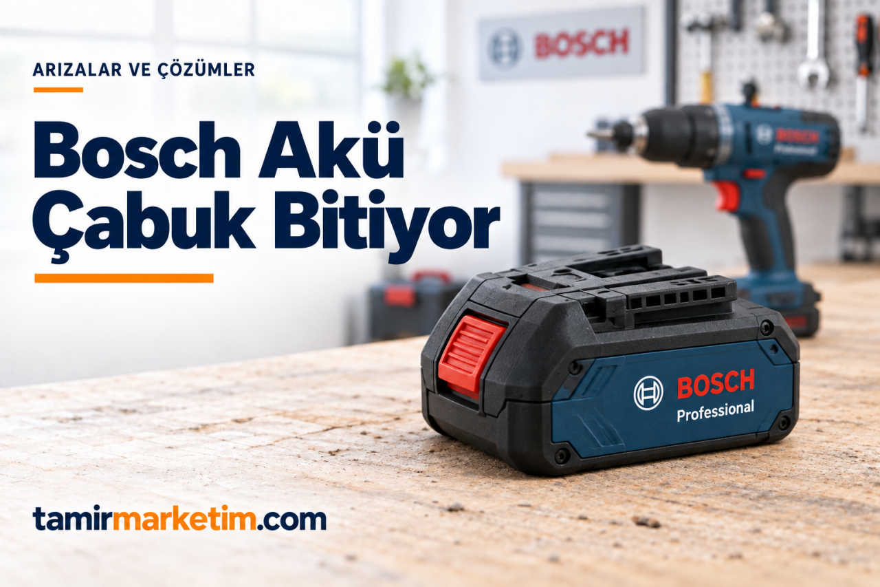 Bosch Akü Çabuk Bitiyor: Çalışma Süresi Neden Kısalır?