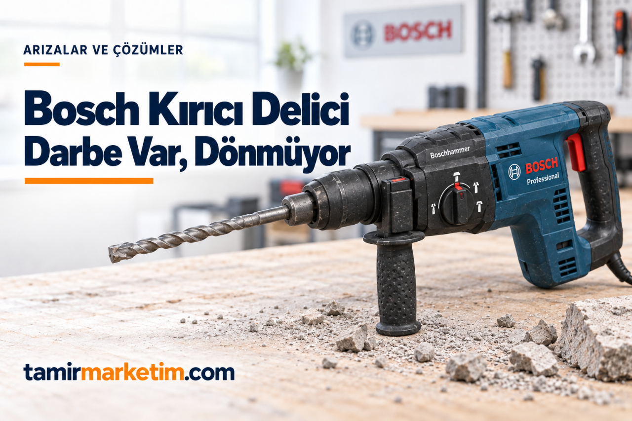 Bosch Kırıcı Delici Darbe Vuruyor Ama Dönmüyor: Nedenleri ve Kontroller