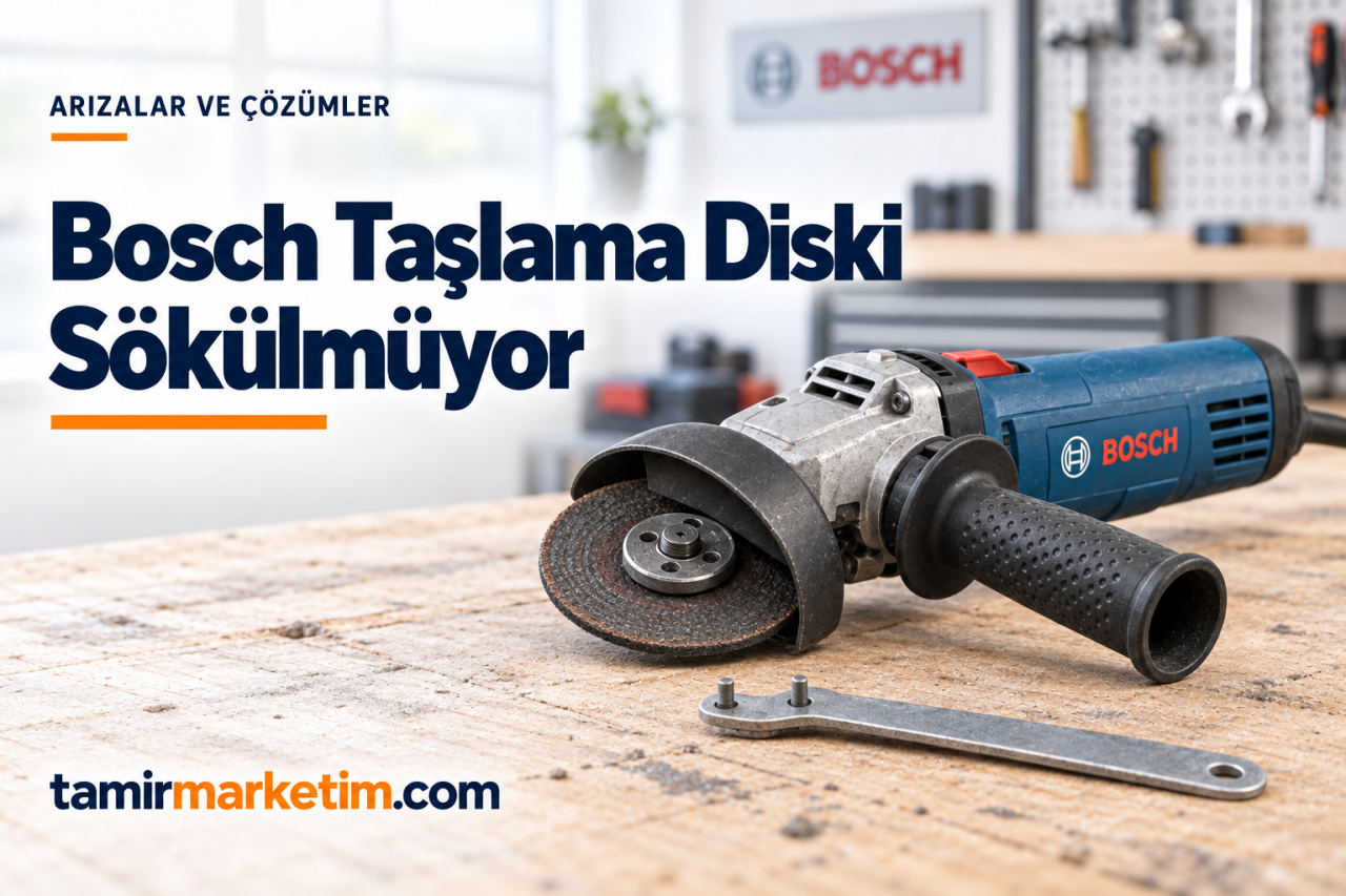 Bosch Taşlama Diski Sökülmüyor: Sıkışan Bağlantıda Ne Yapılmalı?