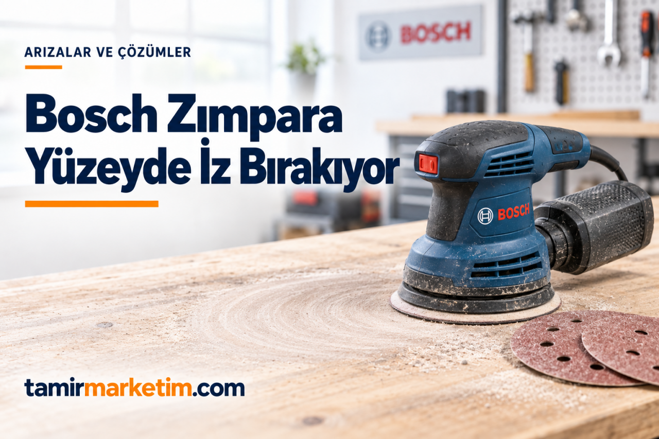 Bosch Zımpara Makinesi Yüzeyde İz Bırakıyor: Nedenleri ve Çözümleri