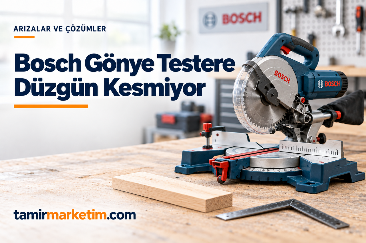 Bosch Gönye Testere 90 Derecede Düzgün Kesmiyor: Kontrol Rehberi