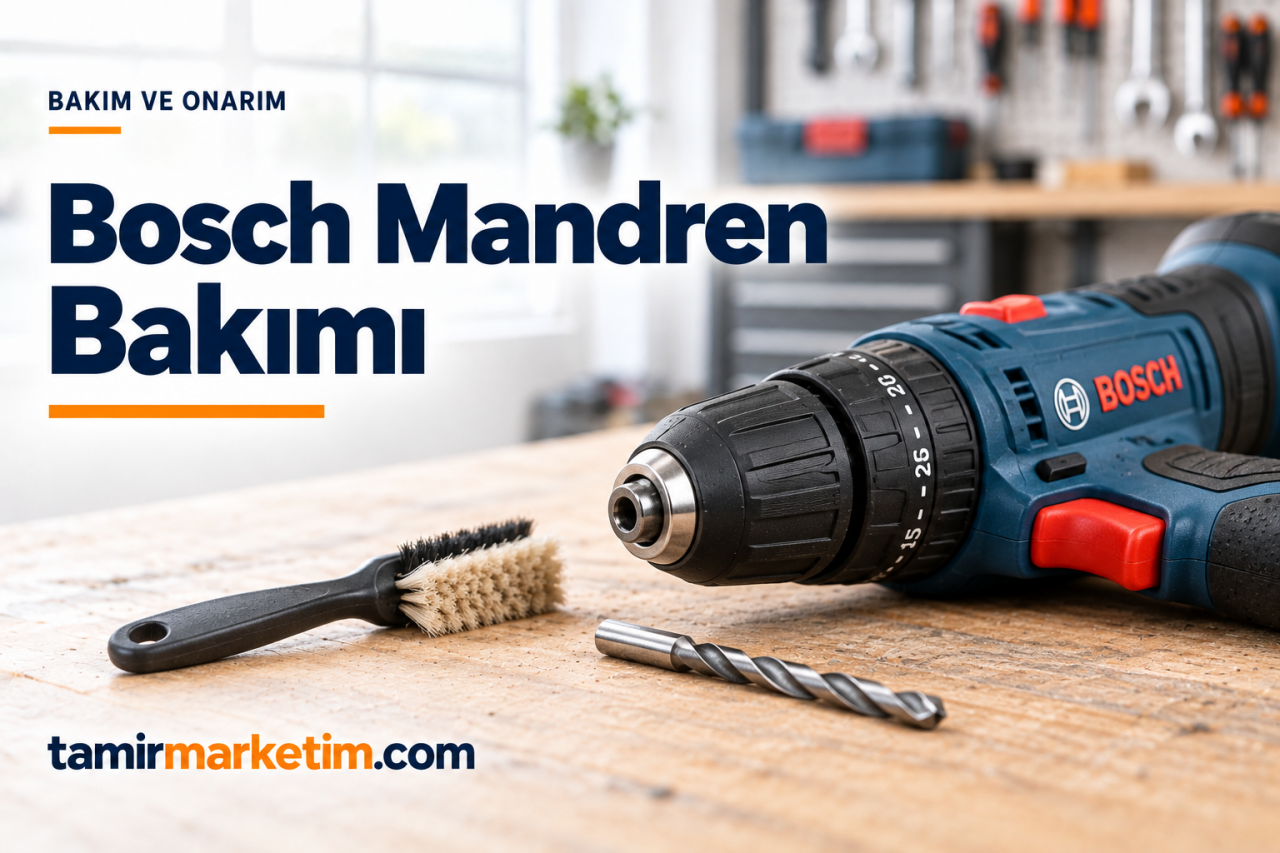 Bosch Matkap Mandreni Bakımı ve Temizliği