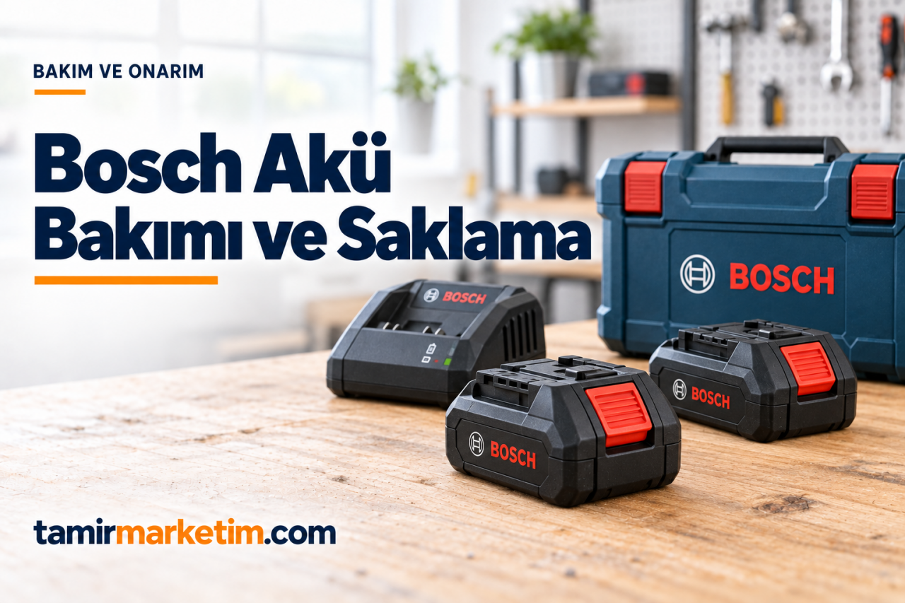 Bosch Akü Bakımı ve Saklama