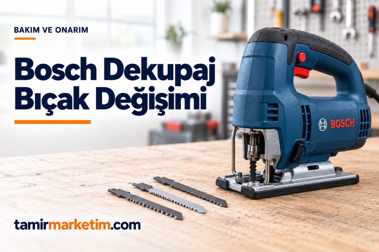 Bosch Dekupaj Testere Bıçağı Değişimi