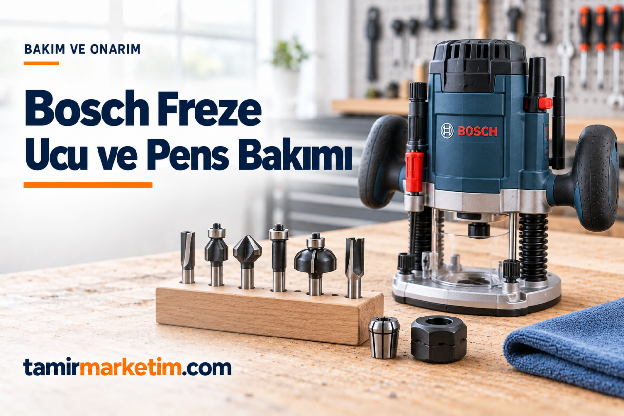 Bosch Freze Ucu ve Pens Bakımı
