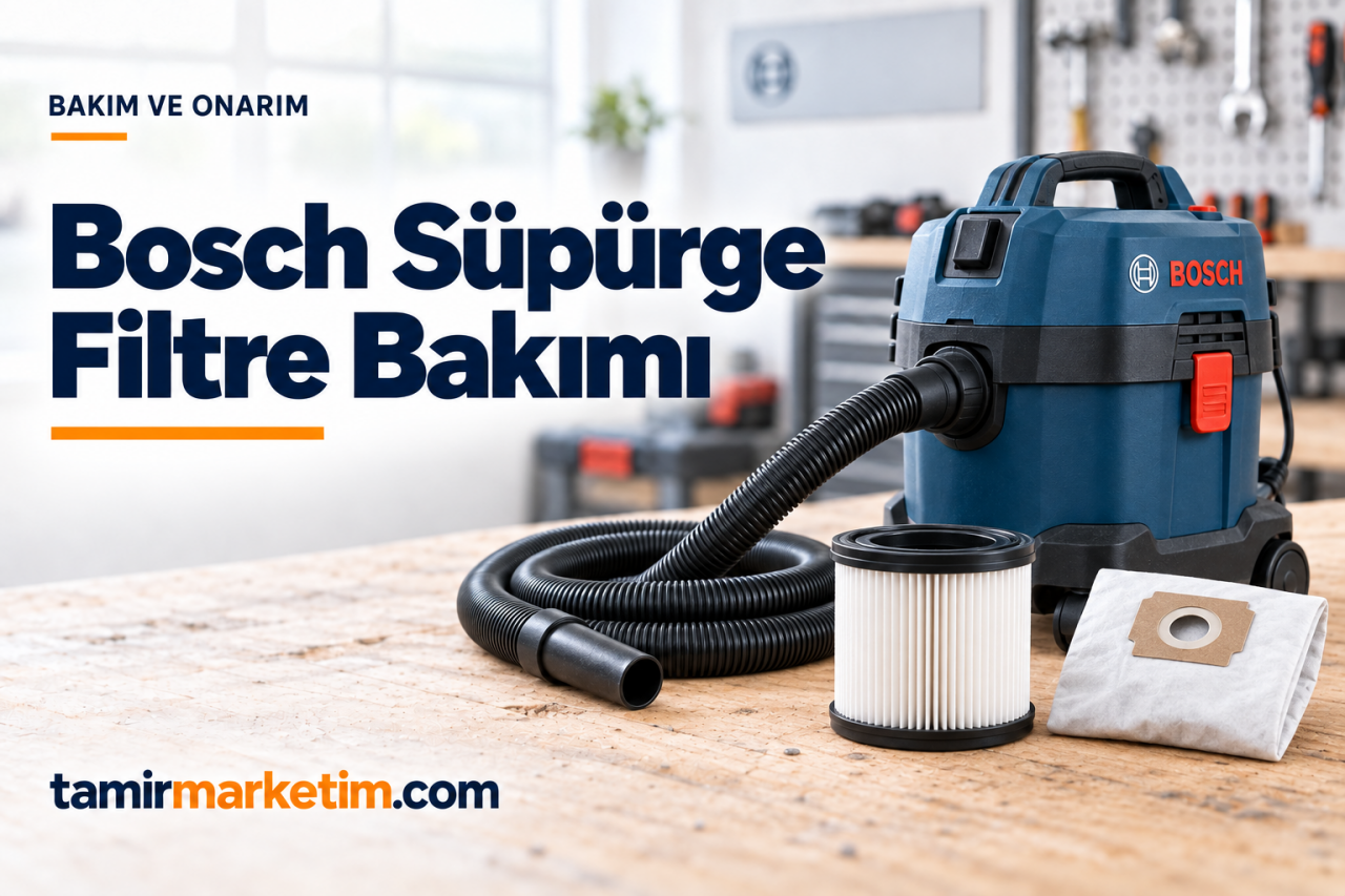 Bosch Süpürge Filtre Bakımı