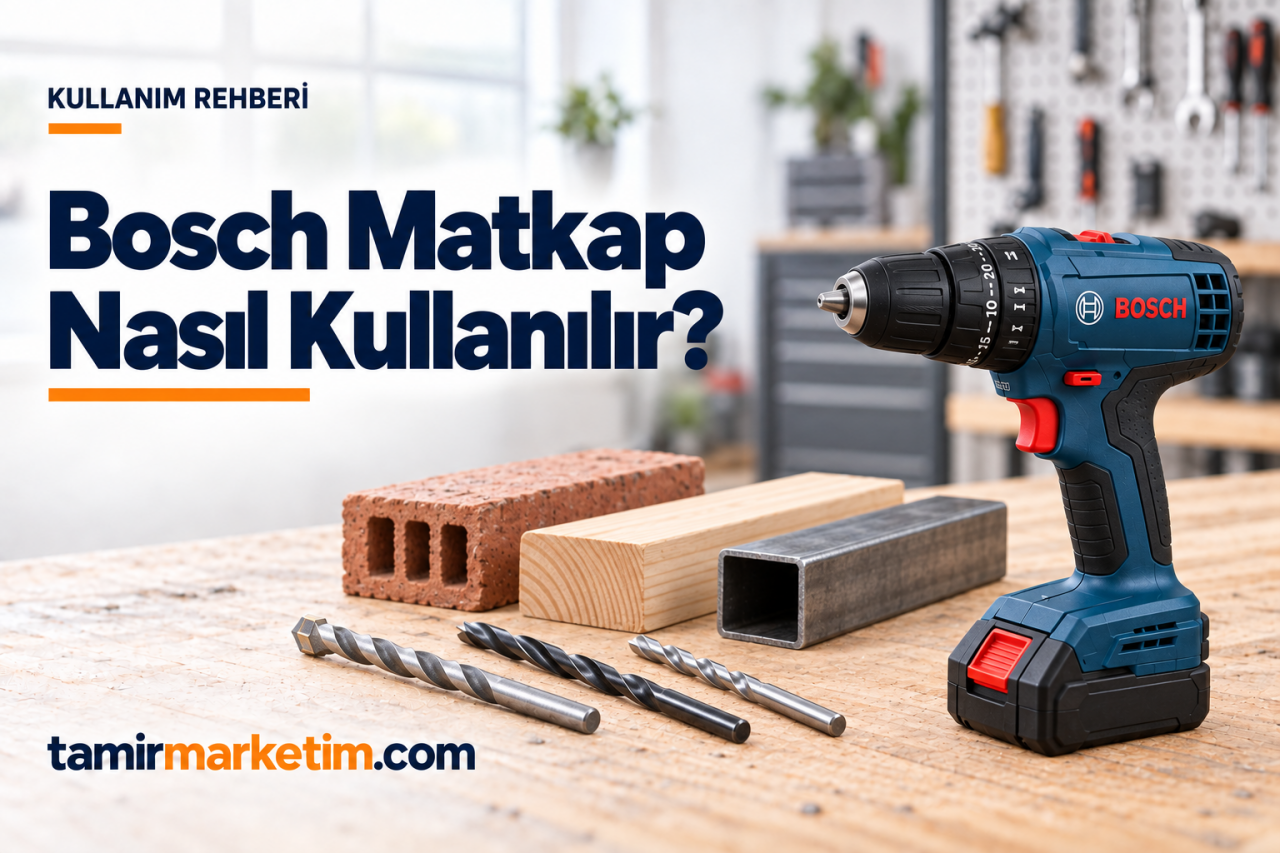 Bosch Matkap Nasıl Kullanılır?