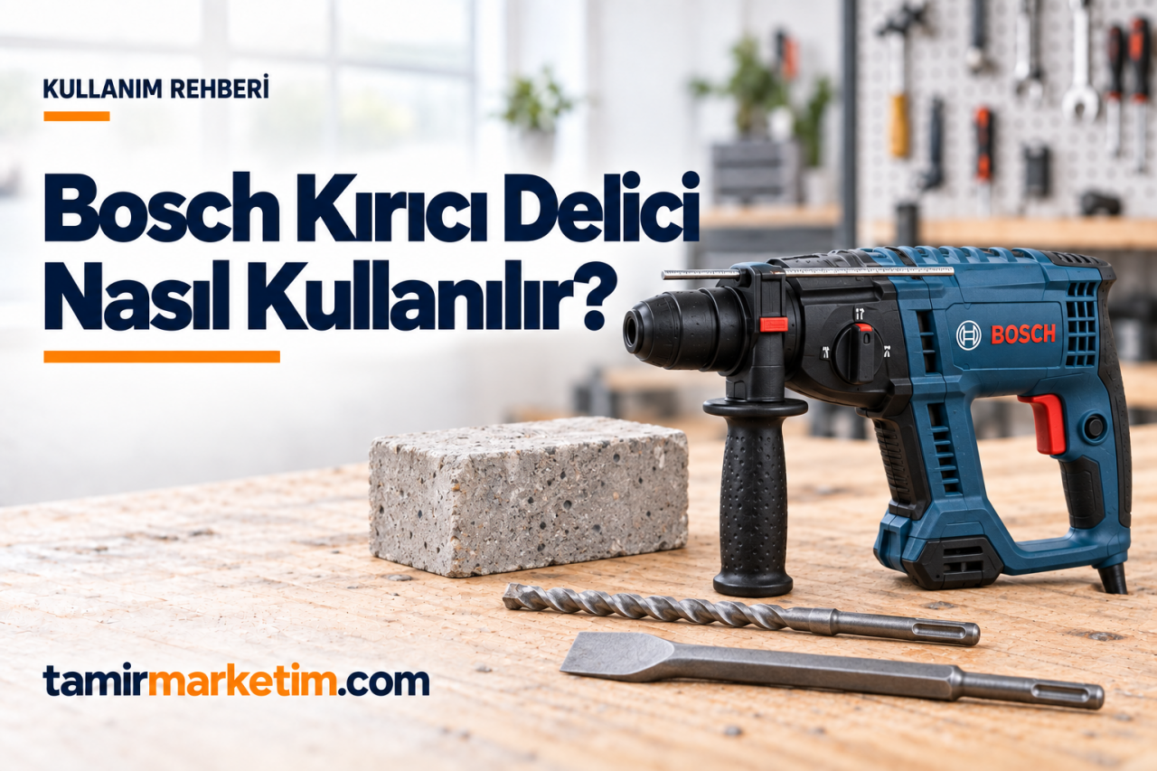 Bosch Kırıcı Delici Nasıl Kullanılır?