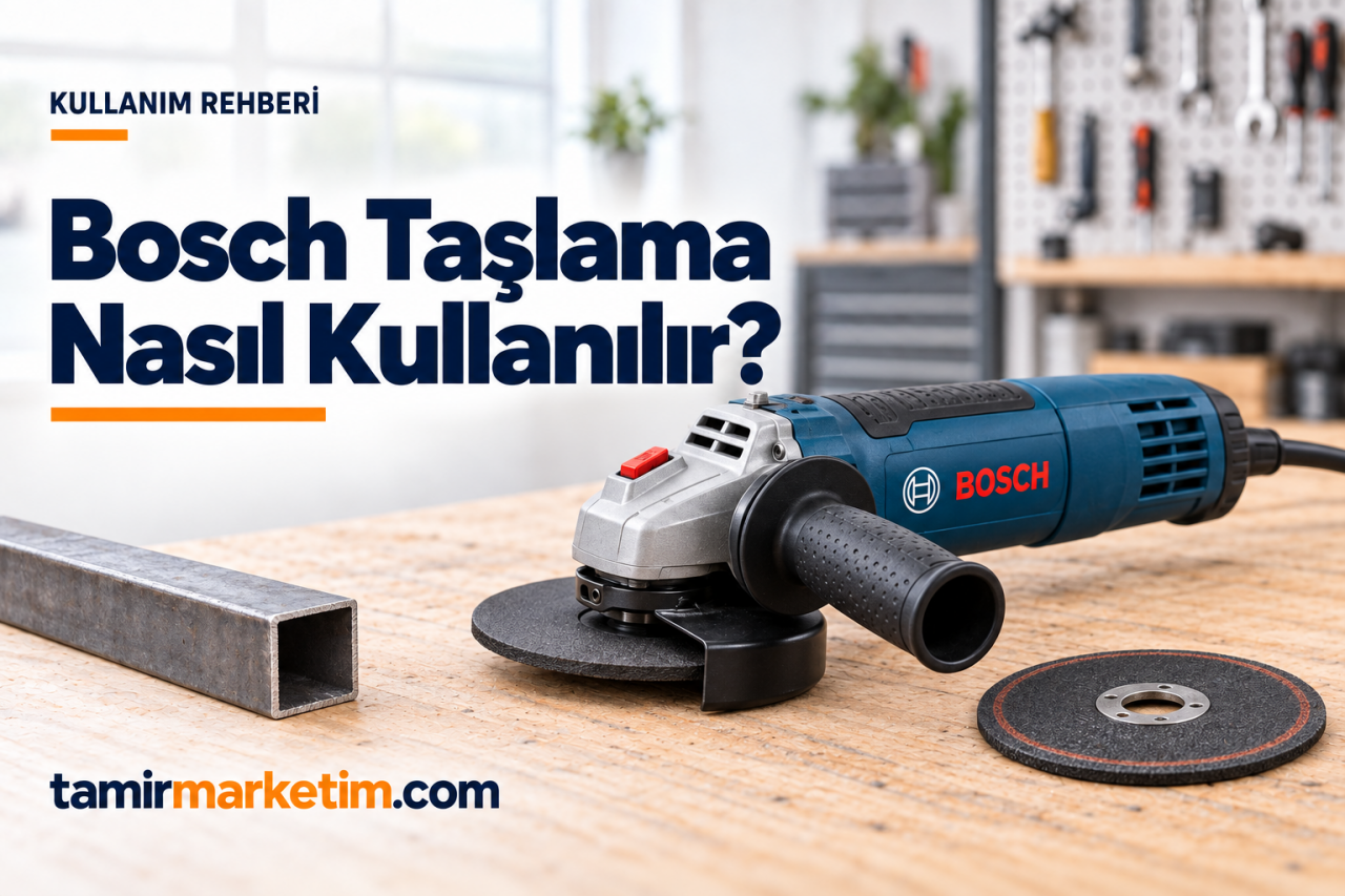 Bosch Taşlama Makinesi Nasıl Kullanılır?