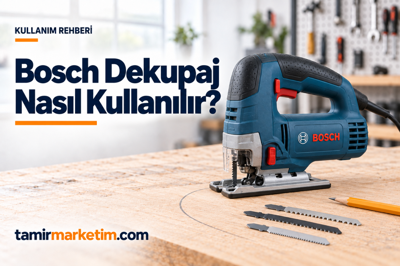 Bosch Dekupaj Testere Nasıl Kullanılır?