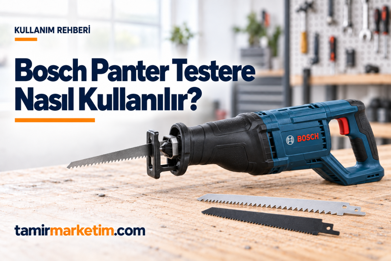 Bosch Panter Testere Nasıl Kullanılır?