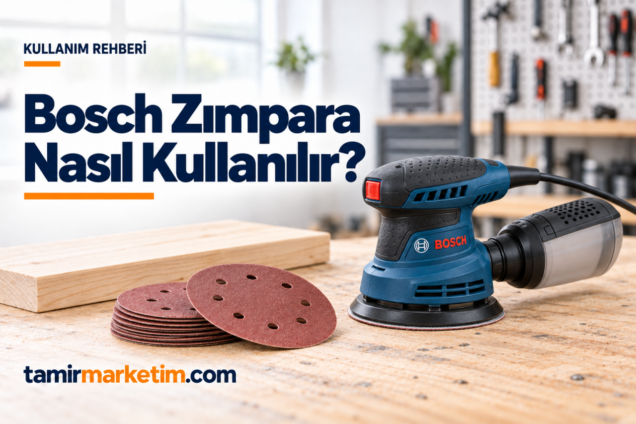 Bosch Zımpara Makinesi Nasıl Kullanılır?
