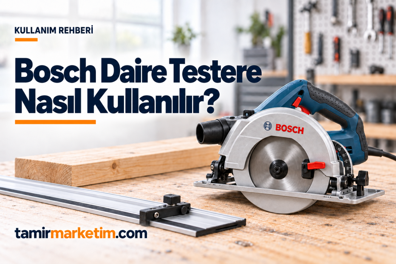 Bosch Daire Testere Nasıl Kullanılır?