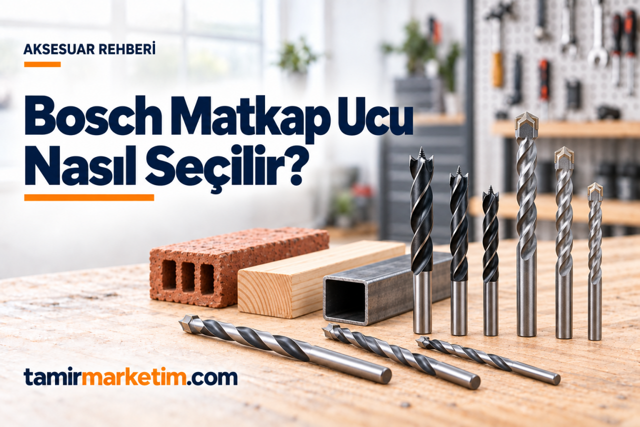 Bosch Matkap Ucu Nasıl Seçilir? Ahşap, Metal ve Beton Uçları