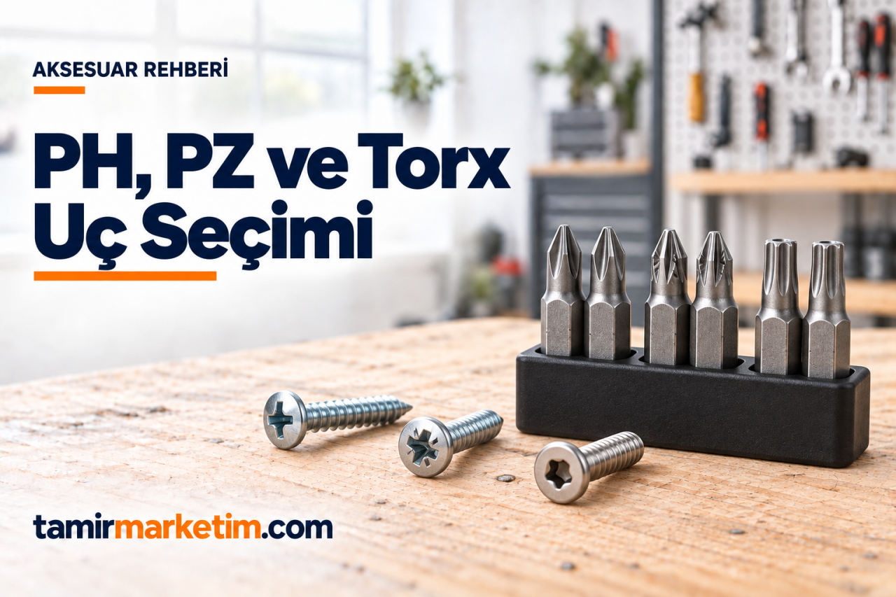 Bosch Vidalama Ucu Seçimi: PH, PZ ve Torx Farkları