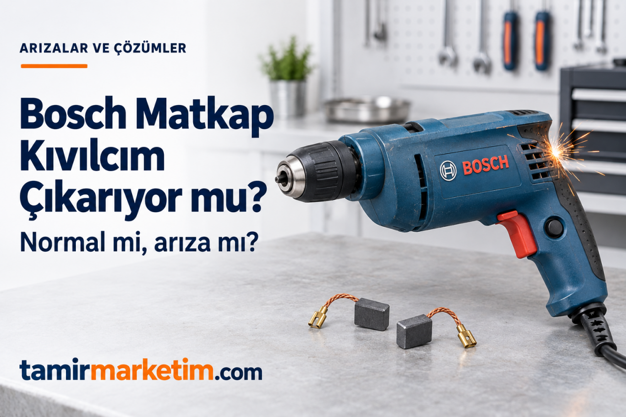 Bosch Matkaptan Kıvılcım Çıkıyor: Normal mi, Arıza mı?