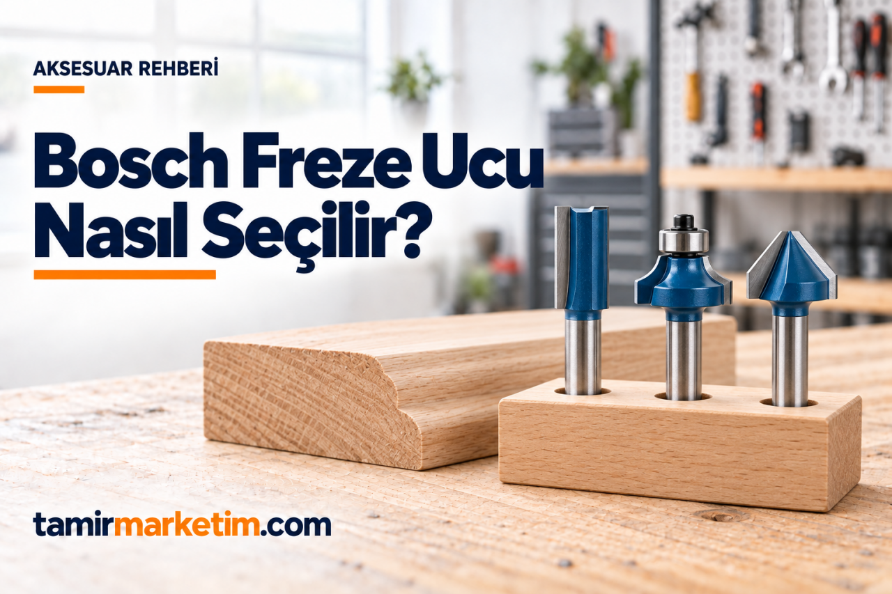 Bosch Freze Ucu Nasıl Seçilir? Sap, Profil ve Pens Uyumu