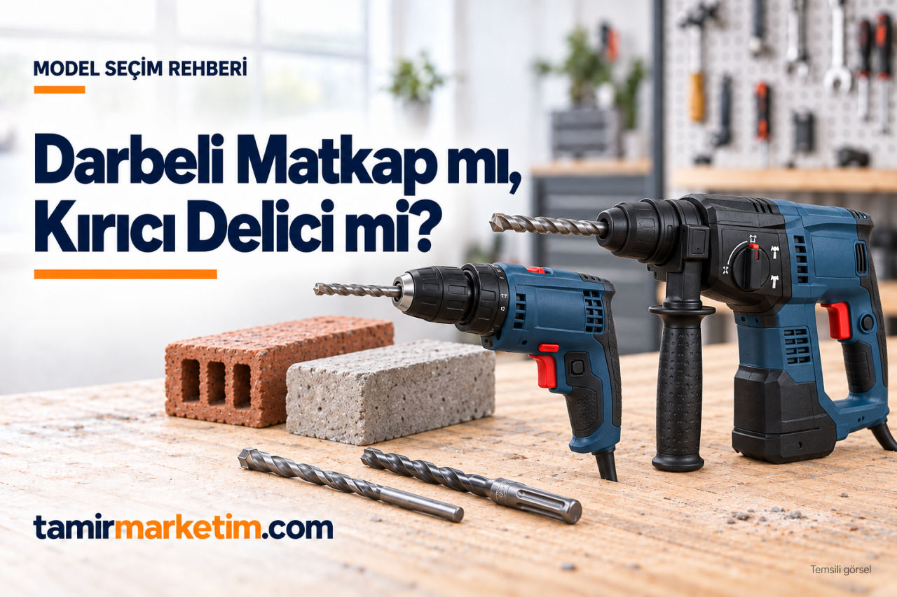 Darbeli Matkap mı Kırıcı Delici mi? İşe Göre Seçim