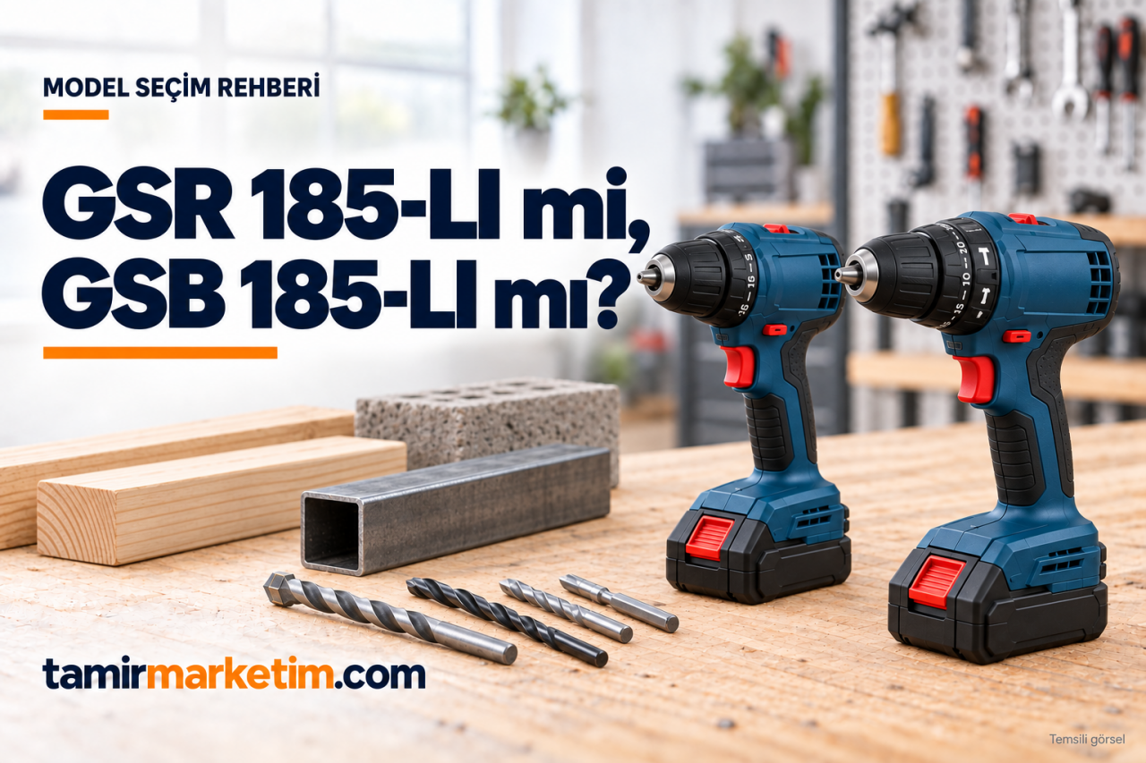 Bosch GSR 185-LI ve GSB 185-LI Karşılaştırması