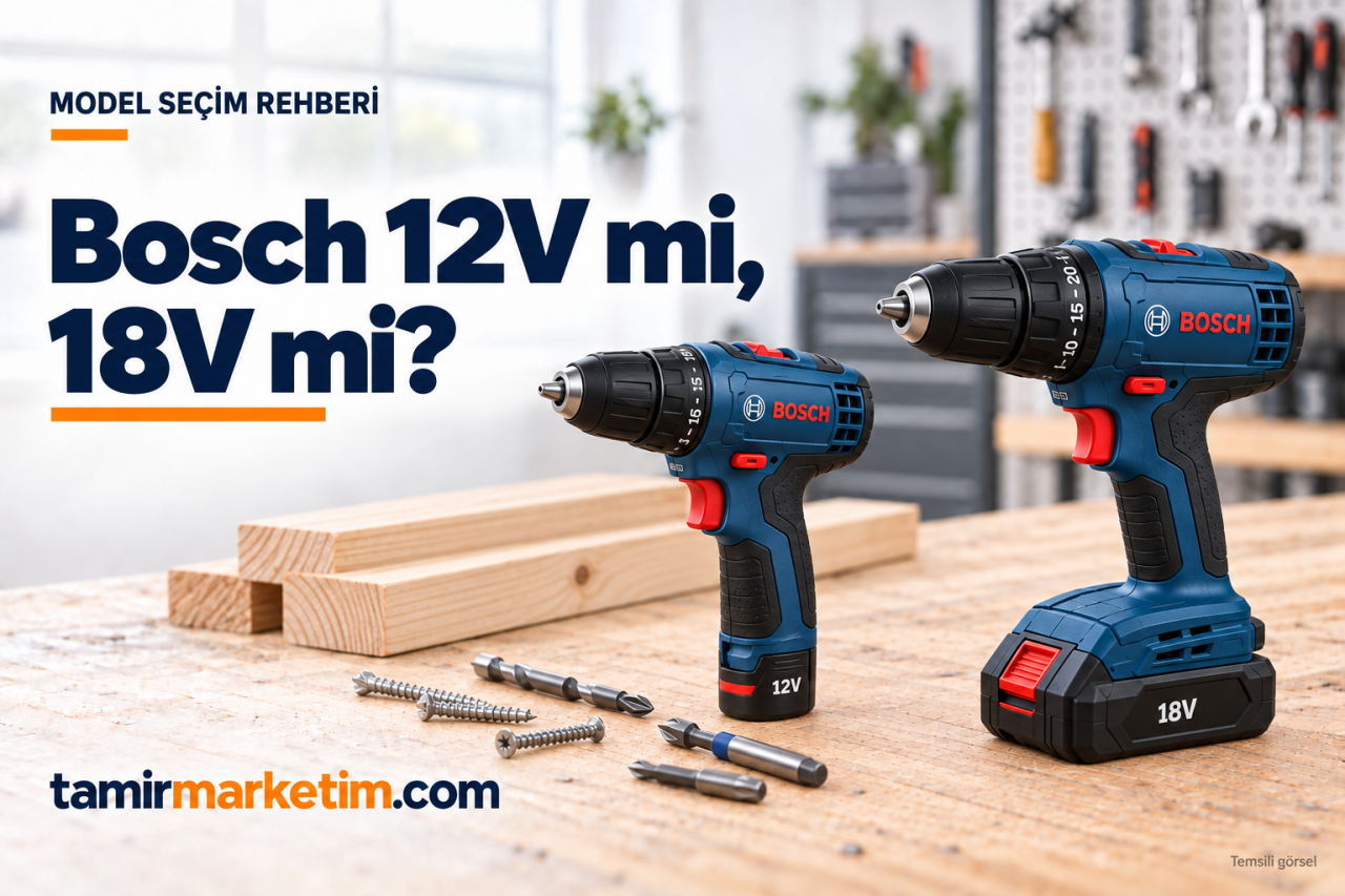 Bosch 12V mi 18V mi? Akülü El Aleti Seçim Rehberi