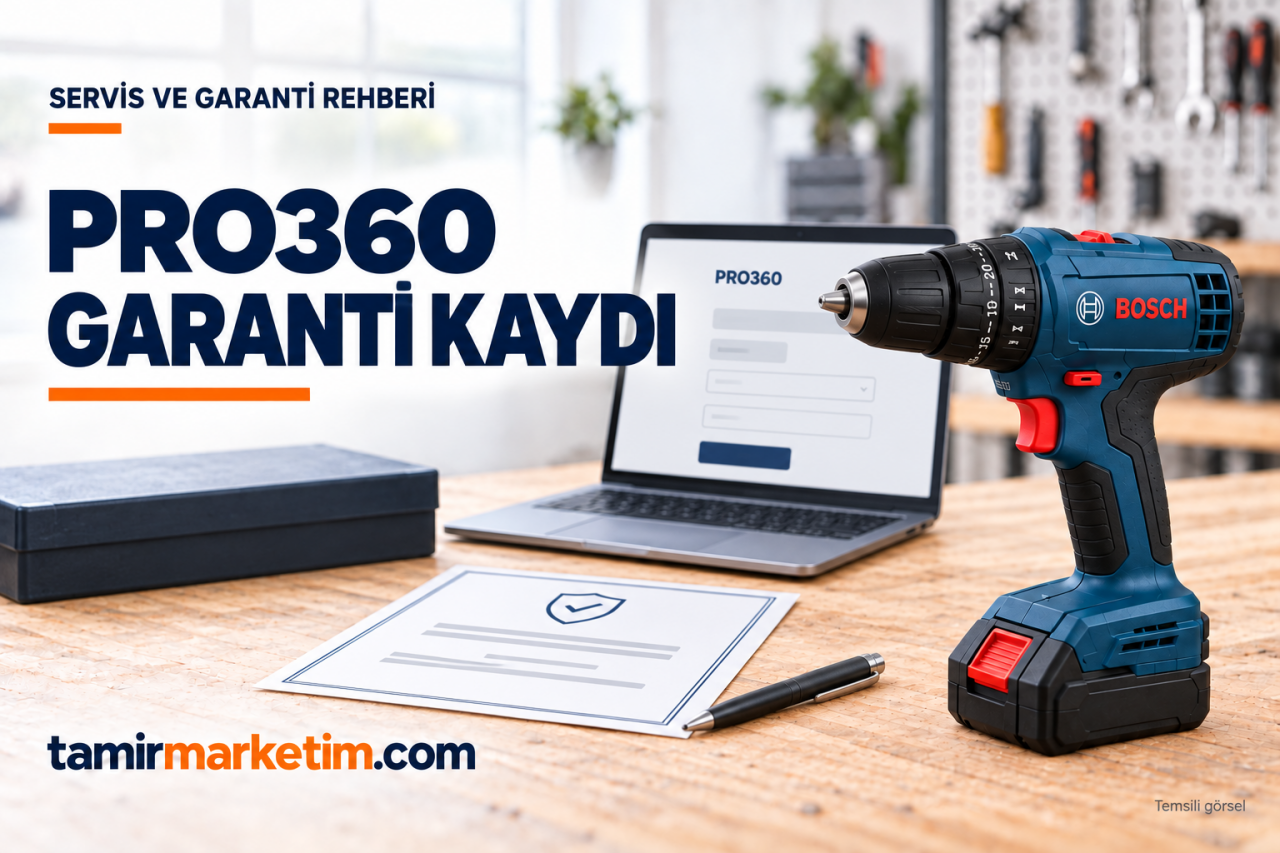 Bosch PRO360 Garanti Kaydı Nasıl Yapılır?