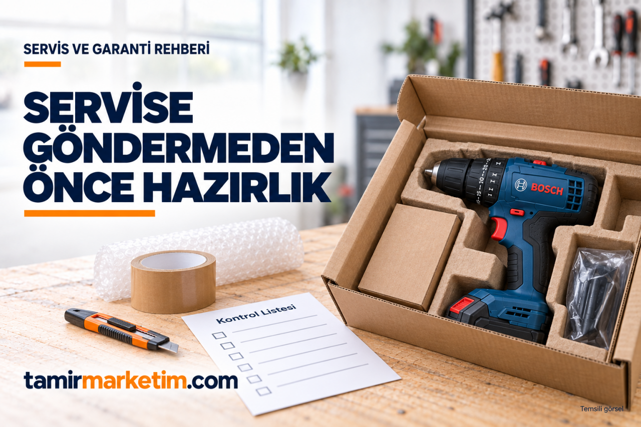 Bosch El Aletini Servise Göndermeden Önce Hazırlık