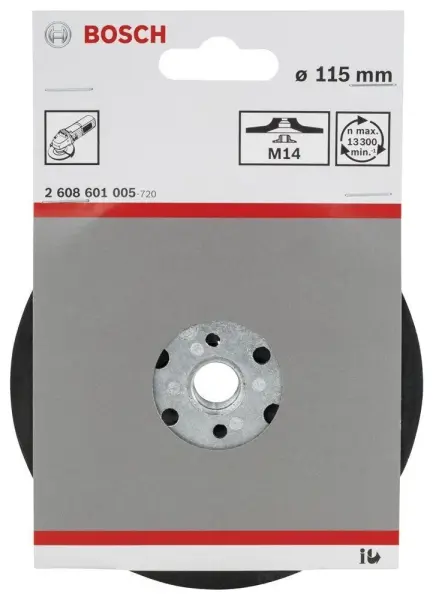 Bosch 115 mm M14 Fiber Disk için Taban