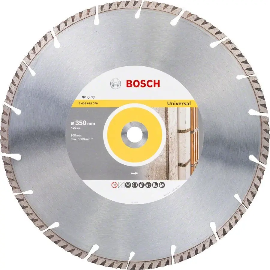 Bosch - Standard Seri Genel Yapı Malzemeleri ve Metal İçin Elmas Kesme Diski 350*20 mm