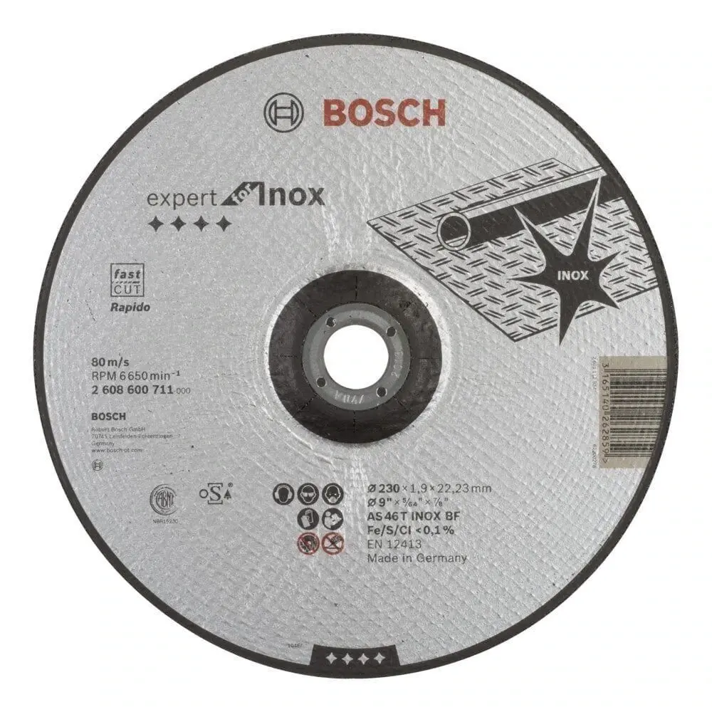 Bosch 230*1,9mm Expert for Inox Rapido Bombeli