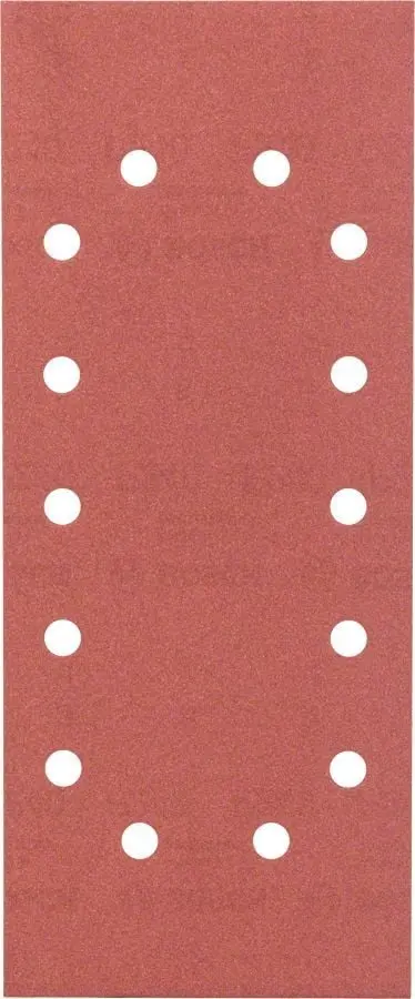 Bosch - Titreşimli Zımpara Kağıdı 10'lu, 115 x 280 mm 240 Kum 14 Delik