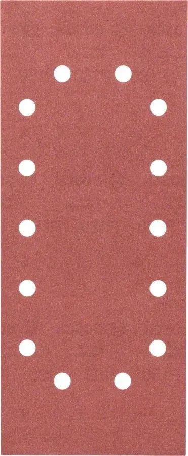Bosch - Titreşimli Zımpara Kağıdı 10'lu, 115 x 280 mm 180 Kum 14 Delik