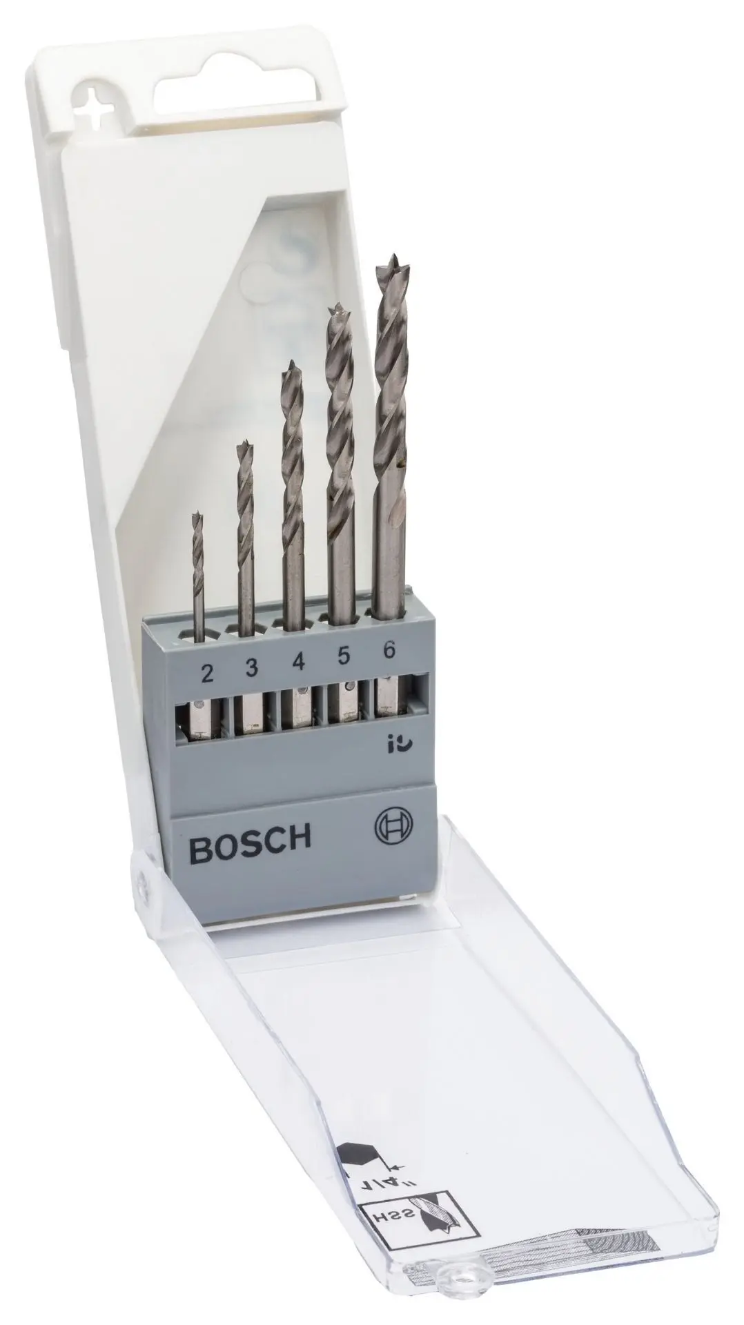 Bosch Ahşap Matkap Ucu Set 2-6 mm 1/4 Hex Şaft