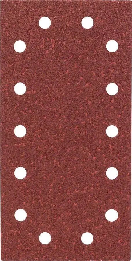 Bosch - Titreşimli Zımpara Kağıdı 10'lu, 115 x 230 mm 40 Kum 14 Delik