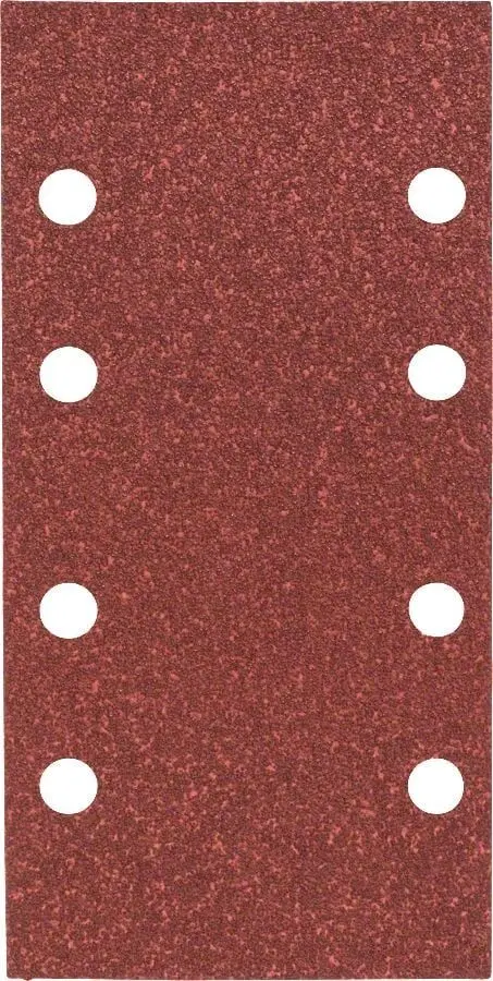 Bosch - Titreşimli Zımpara Kağıdı 10'lu, 93 x 185 mm 60 Kum 8 Delik