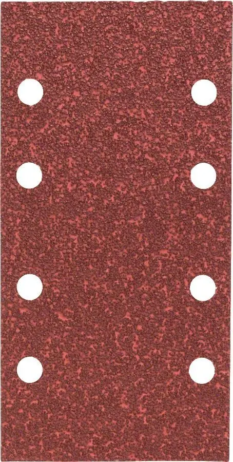 Bosch - Titreşimli Zımpara Kağıdı 10'lu, 93 x 185 mm 40 Kum 8 Delik