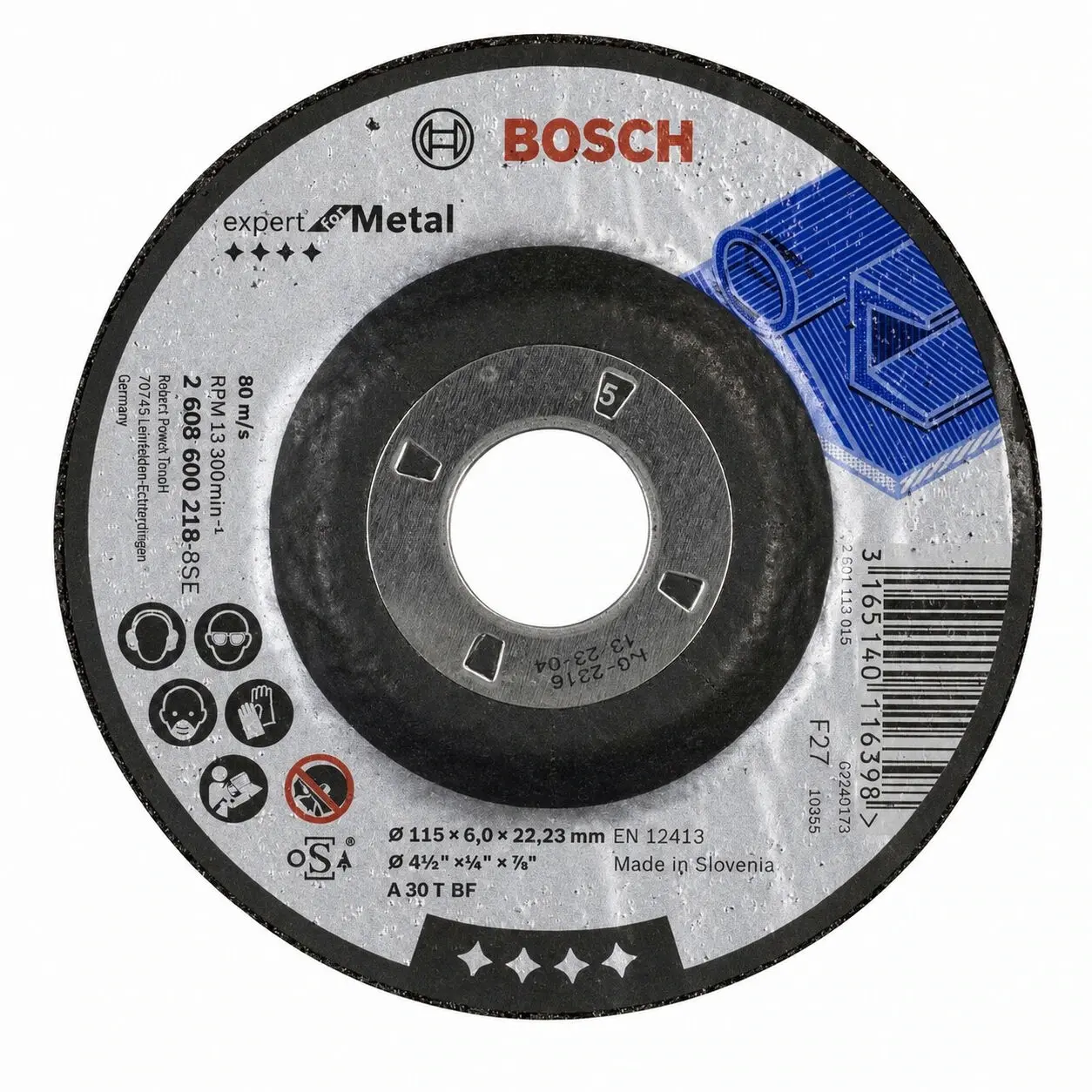 Bosch 115*6,0 mm Expert for Metal Taşlama 2608600218 10'lu Paket
