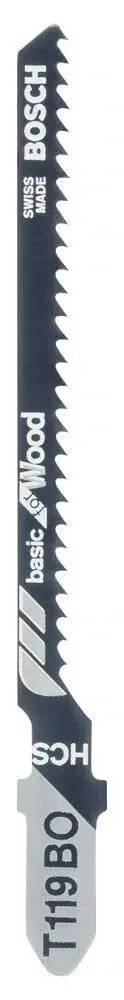 Bosch T 119 BO Basic for Wood 100'lü