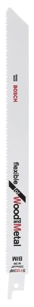 Bosch S 112 HF Flexible for Wood and Metal 5'li