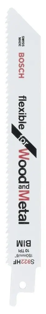 Bosch S 922 HF Flexible for Wood and Metal 2'li