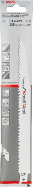 Bosch S 1110 VF Heavy for Wood and Metal 5li