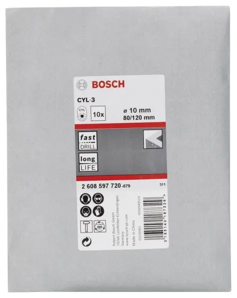 Bosch cyl-3 10*120 mm 10'lu Paket