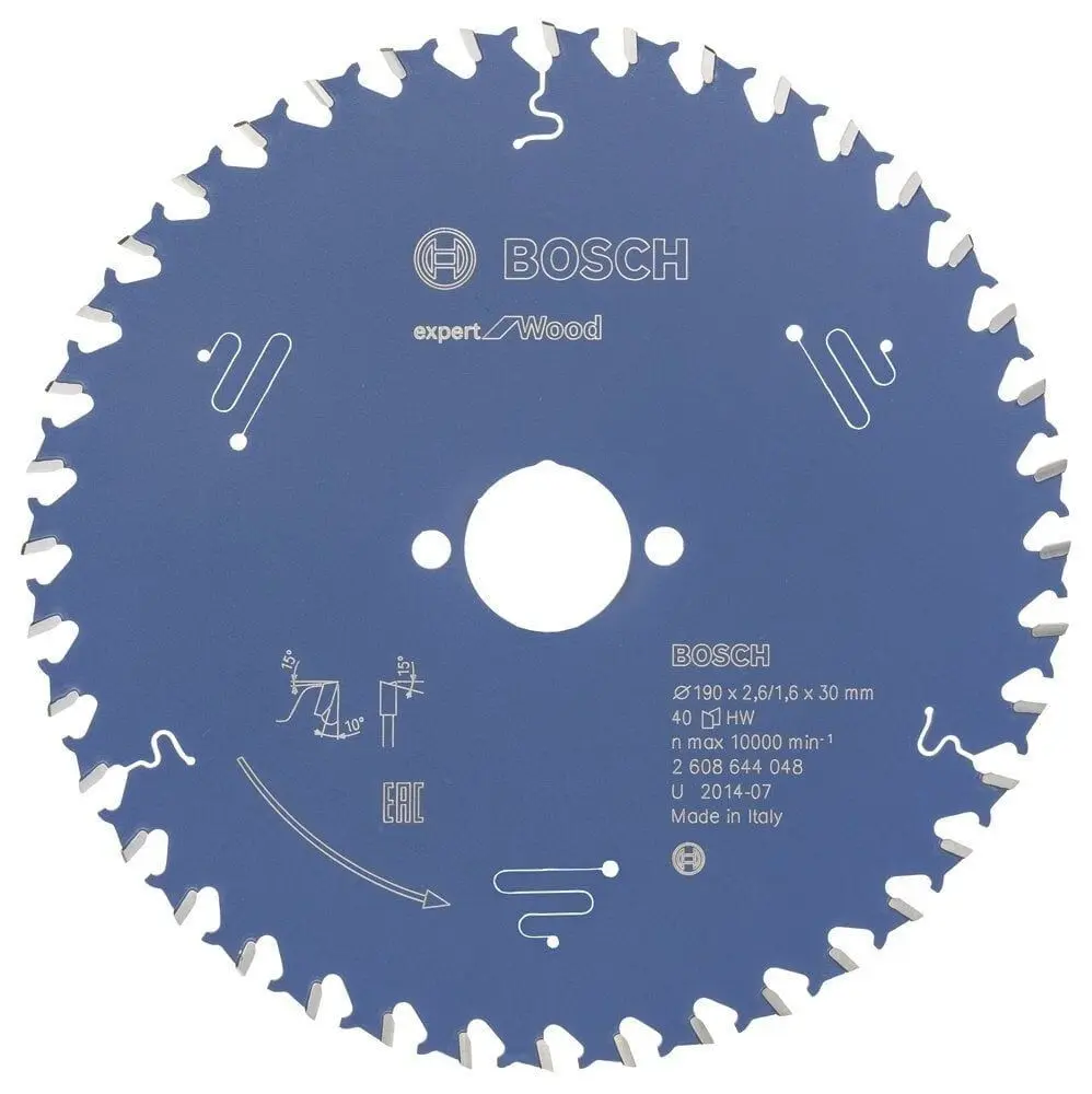 Bosch Expert for Wood 190*30 mm 40 Diş
