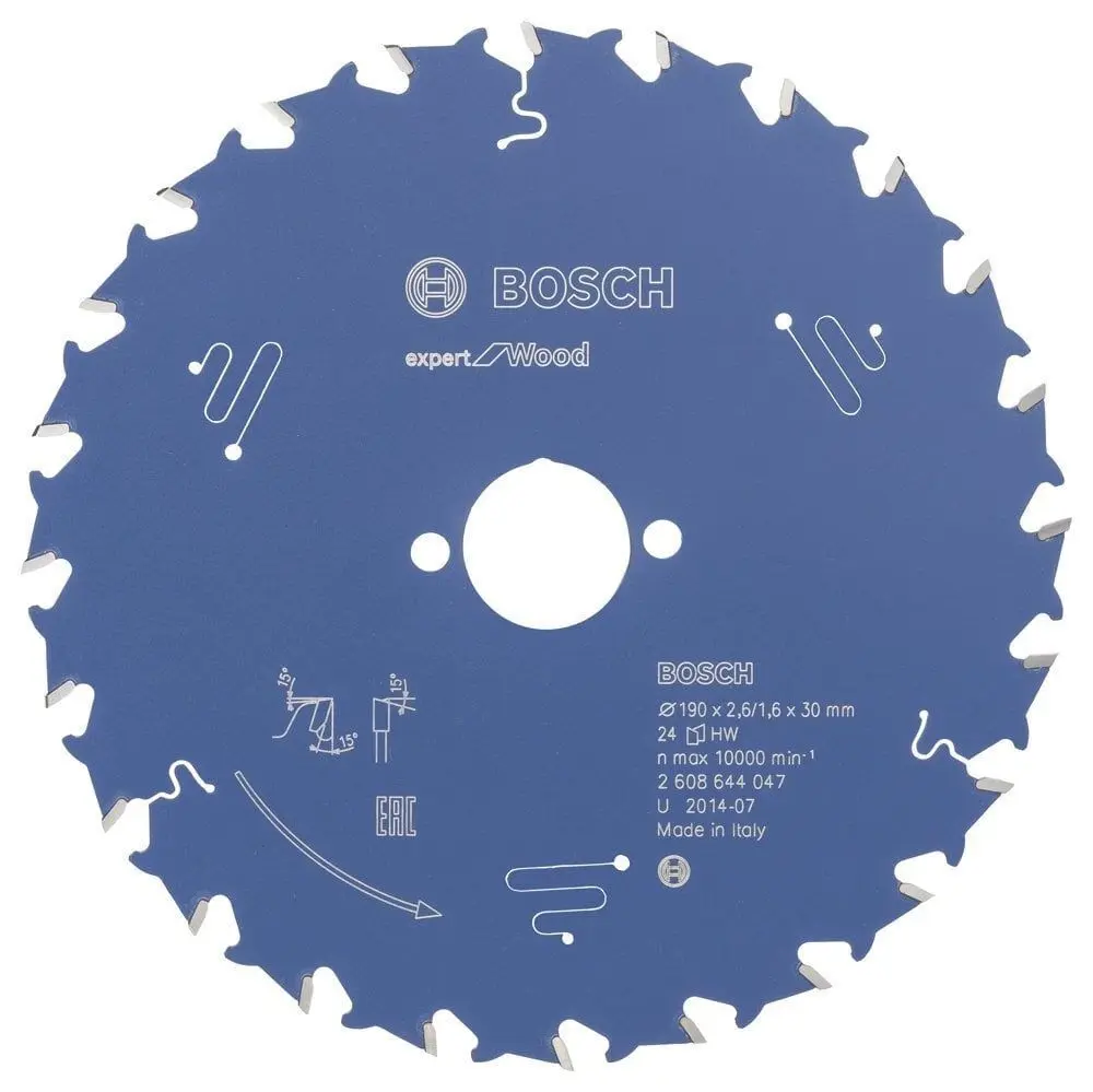 Bosch Expert for Wood 190*30 mm 24 Diş