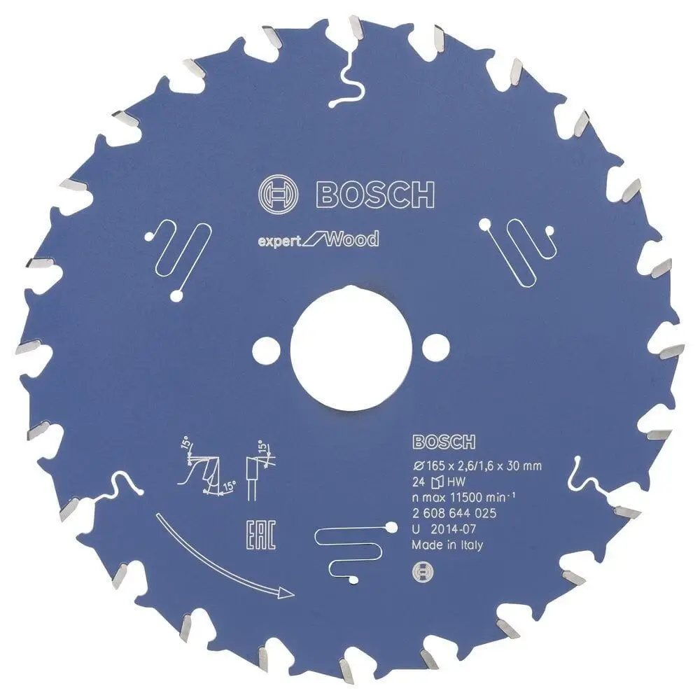Bosch Expert for Wood 165*30 mm 24 Diş