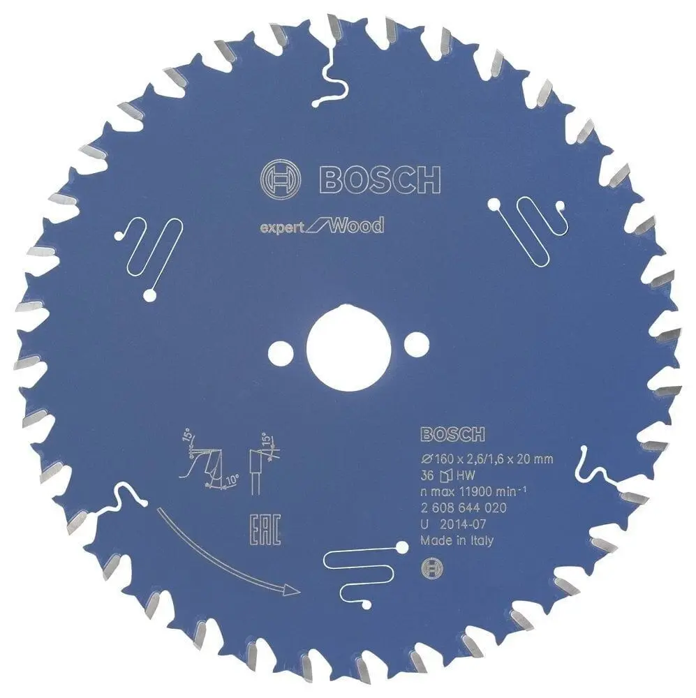 Bosch Expert for Wood 160*20 mm 36 Diş